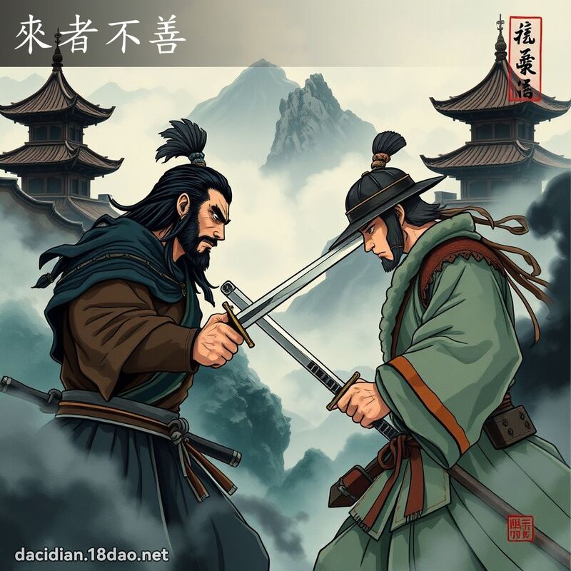 來者不善 - 國語大辭典配圖