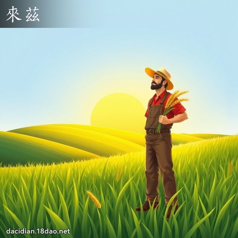 來茲 - 國語大辭典配圖