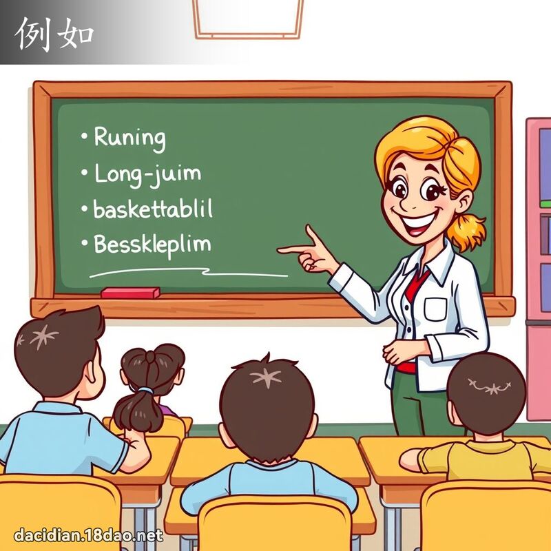 例如 - 国语大辞典配图