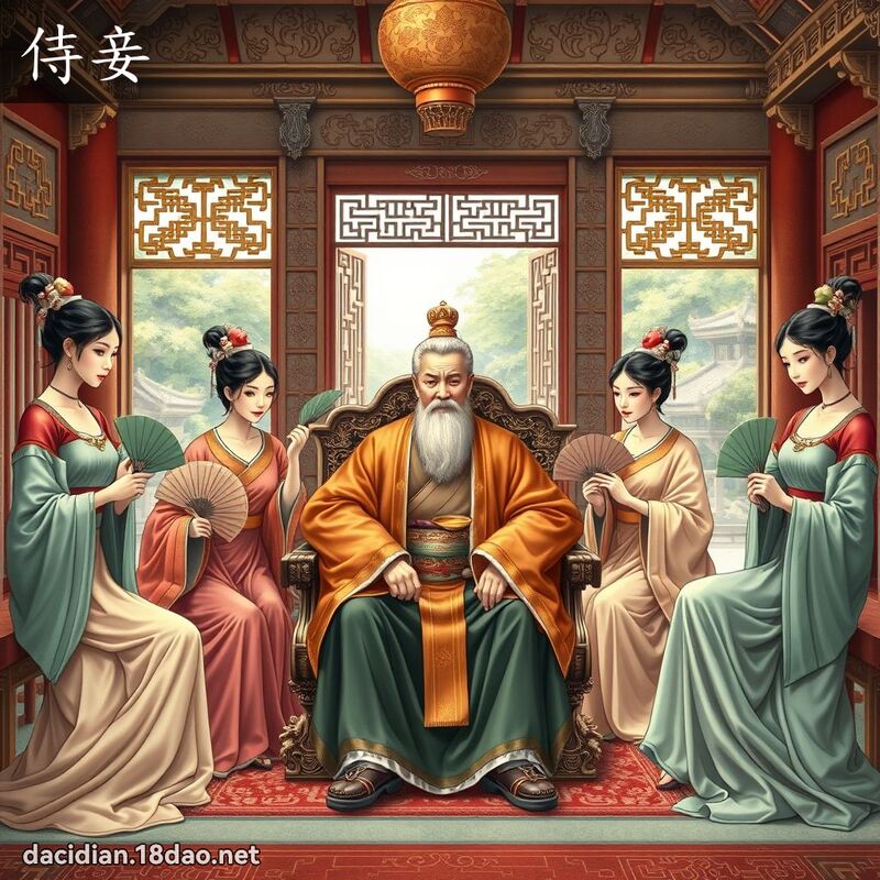 侍妾 - 国语大辞典配图