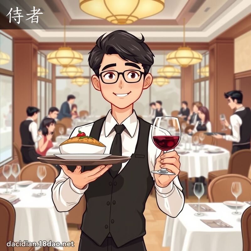 侍者 - 國語大辭典配圖