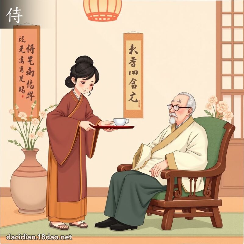 侍 - 国语大辞典配图