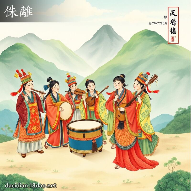 侏离 - 国语大辞典配图