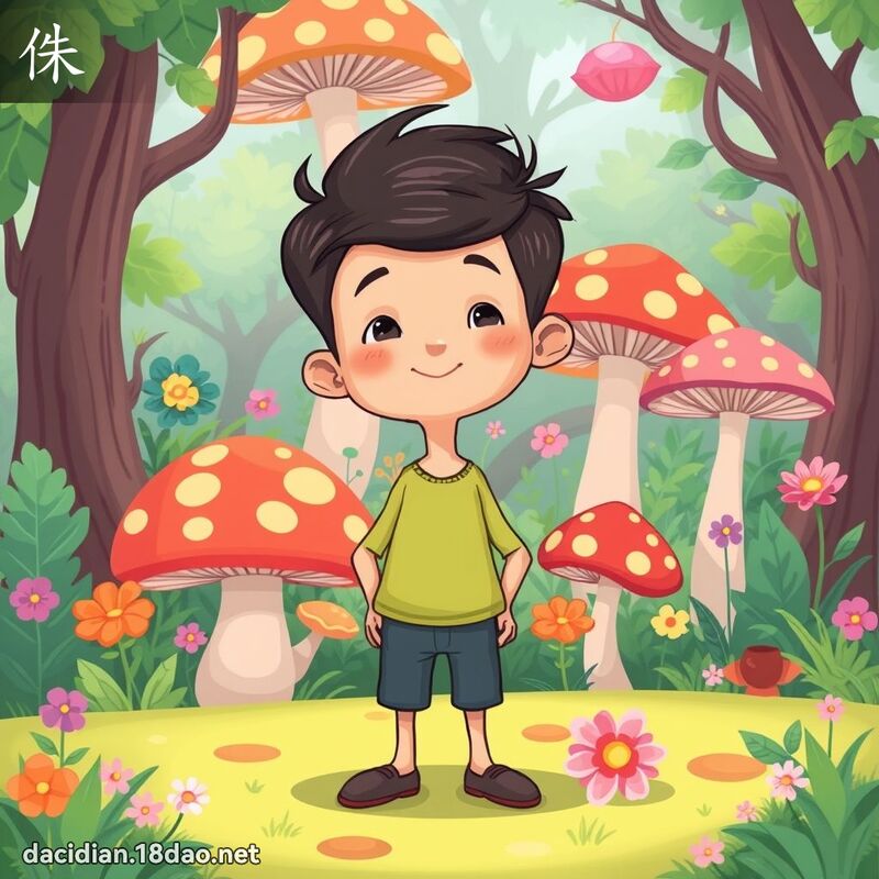 侏 - 国语大辞典配图