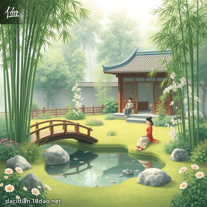 侐 - 國語大辭典配圖