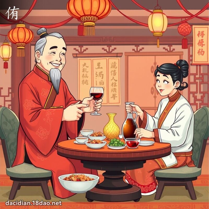 侑 - 国语大辞典配图