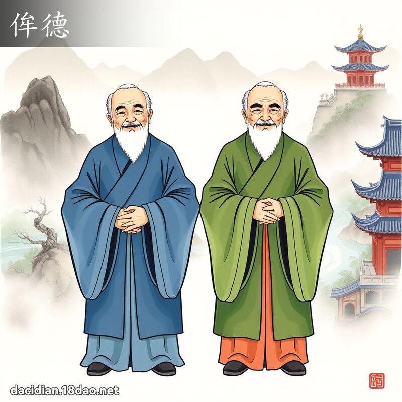 侔德 - 國語大辭典配圖