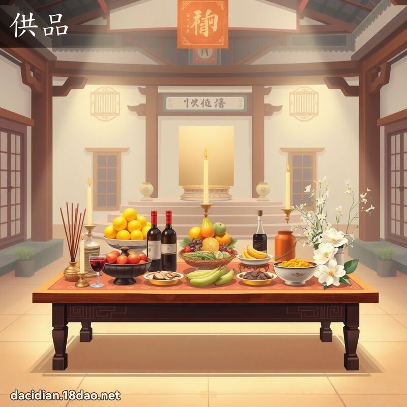 供品 - 國語大辭典配圖