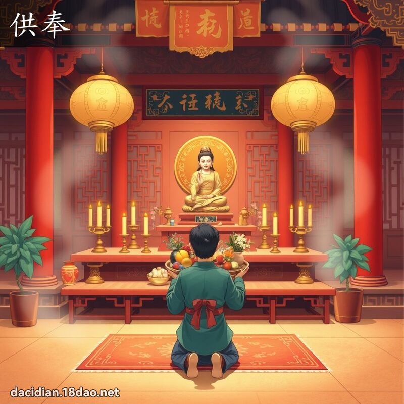 供奉 - 国语大辞典配图