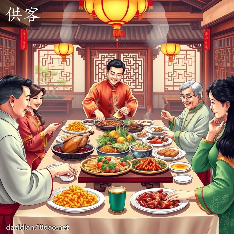 供客 - 國語大辭典配圖