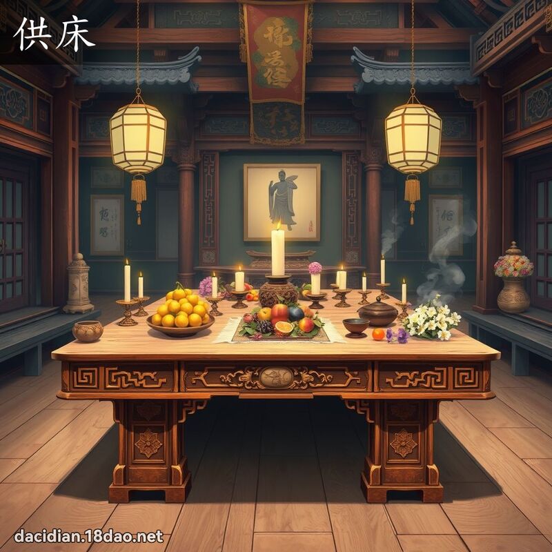 供床 - 國語大辭典配圖