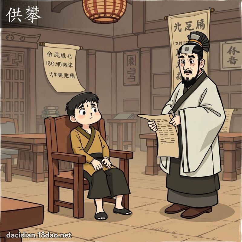供攀 - 国语大辞典配图