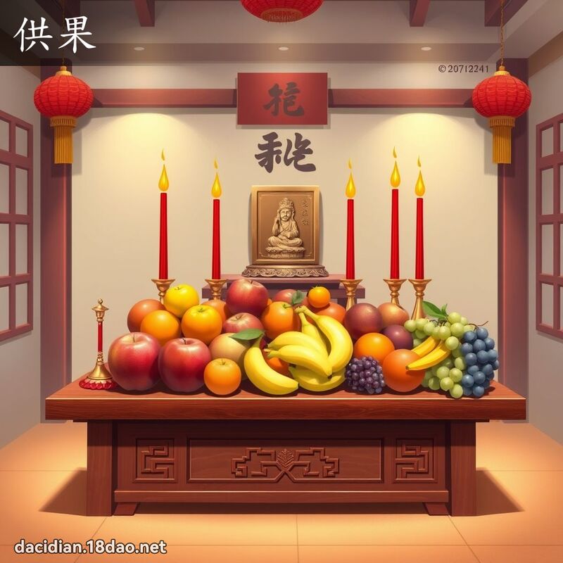 供果 - 國語大辭典配圖