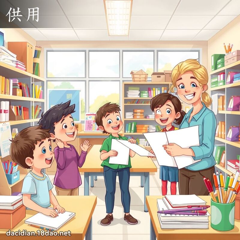 供用 - 國語大辭典配圖