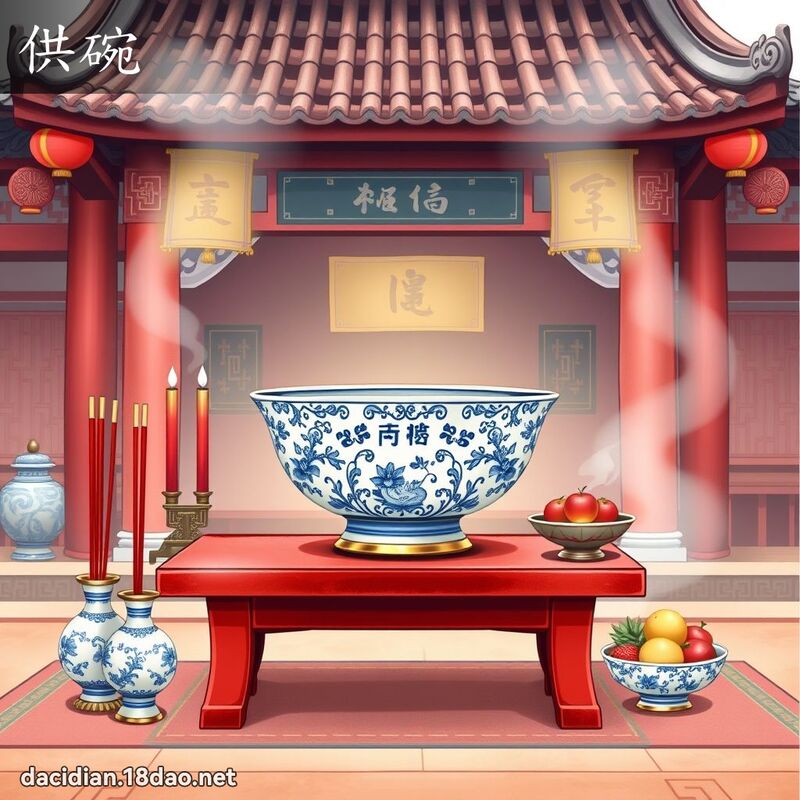 供碗 - 國語大辭典配圖