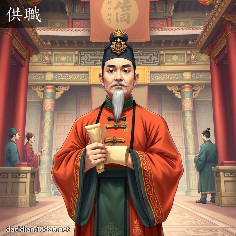 供職 - 國語大辭典配圖