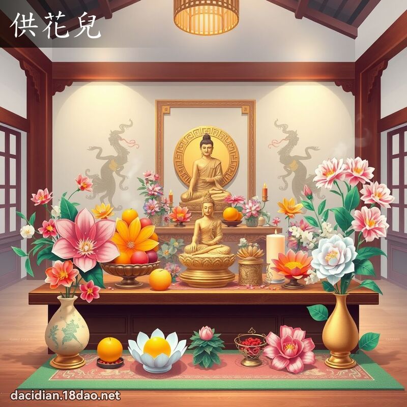 供花儿 - 国语大辞典配图