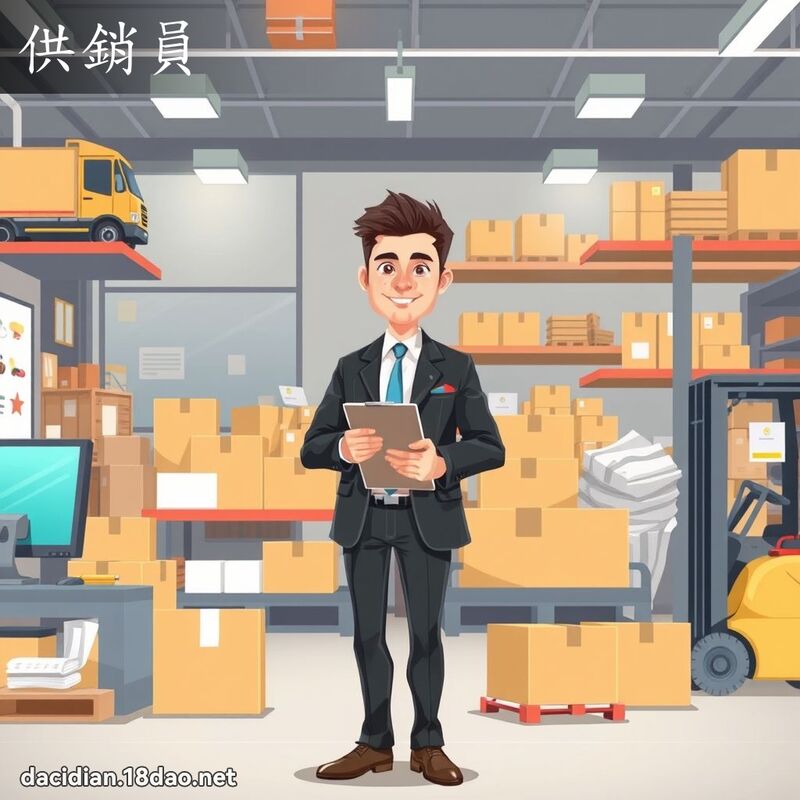 供銷員 - 國語大辭典配圖