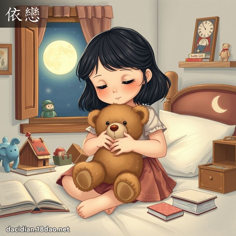 依恋 - 国语大辞典配图