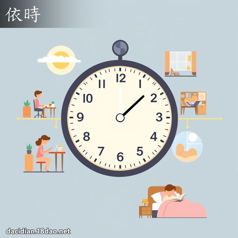 依時 - 國語大辭典配圖