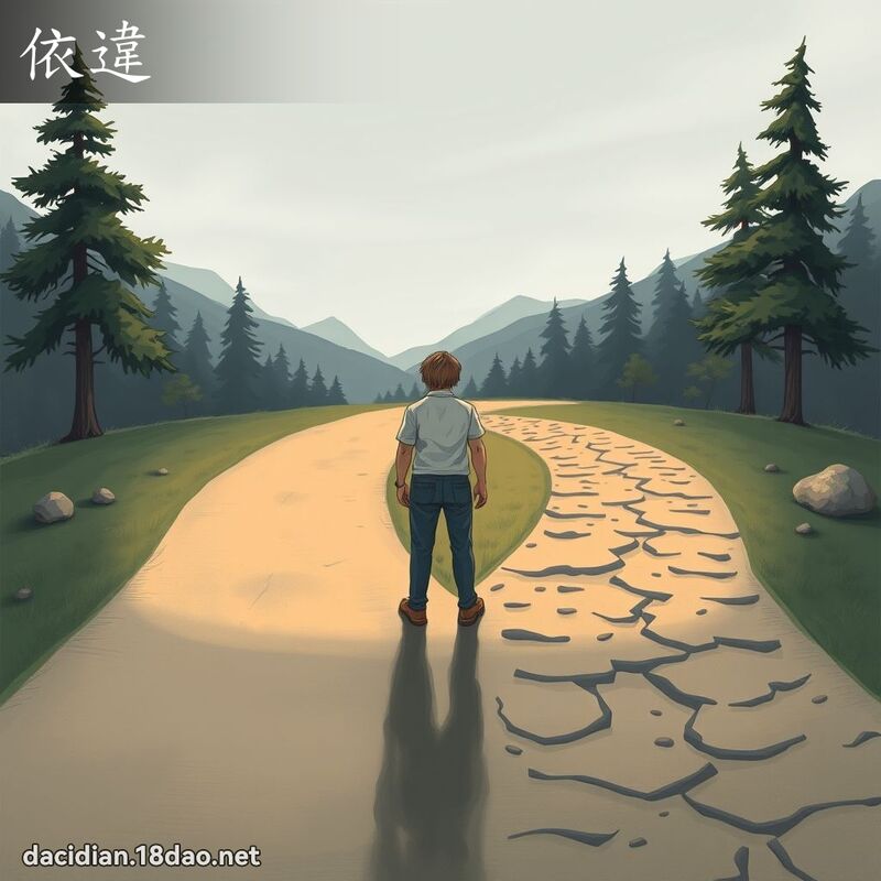 依违 - 国语大辞典配图