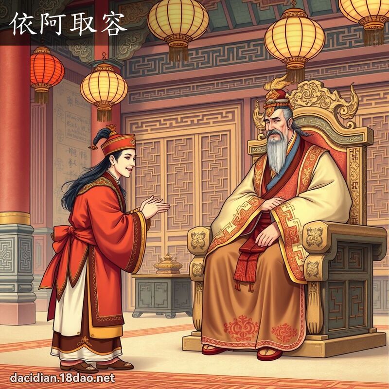 依阿取容 - 国语大辞典配图