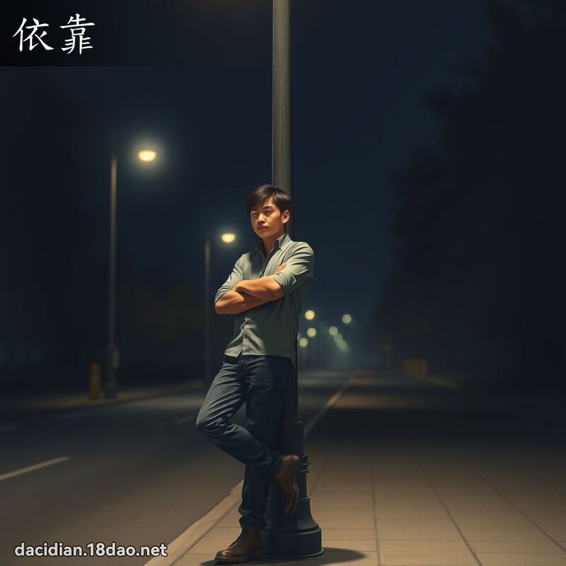 依靠 - 國語大辭典配圖