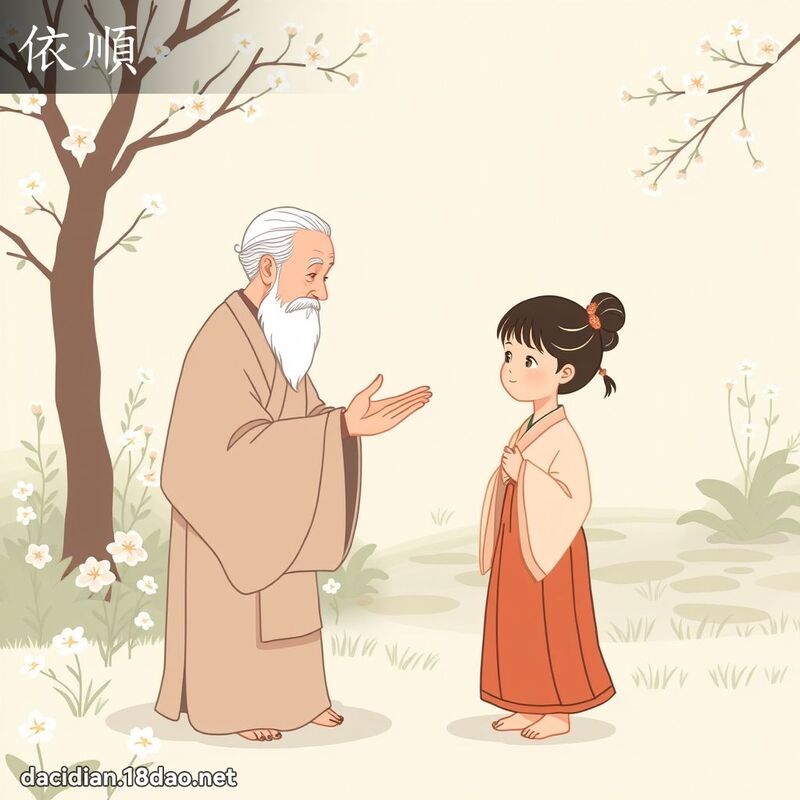 依顺 - 国语大辞典配图