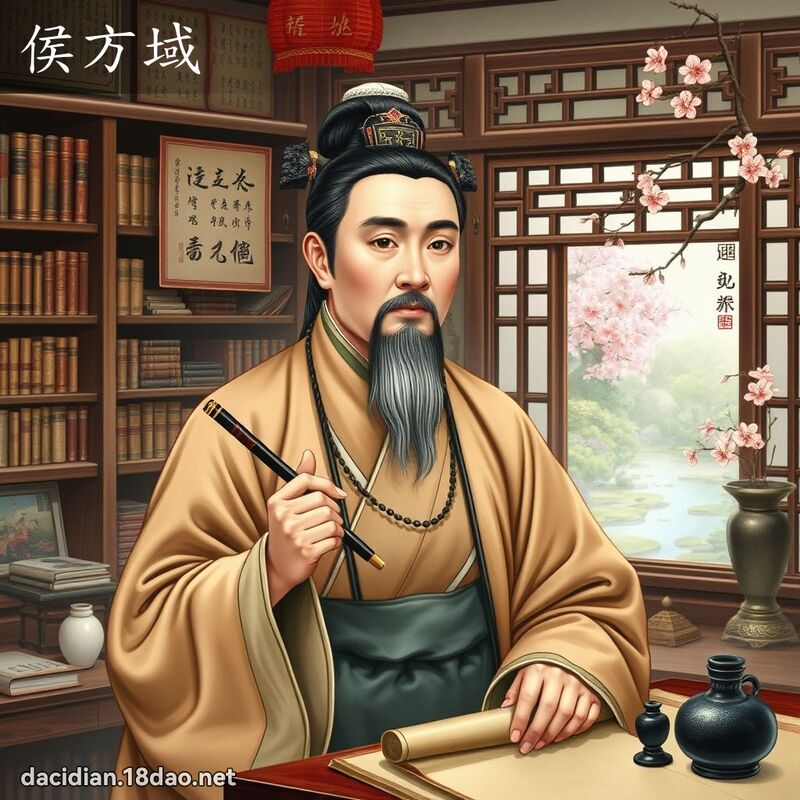 侯方域 - 國語大辭典配圖