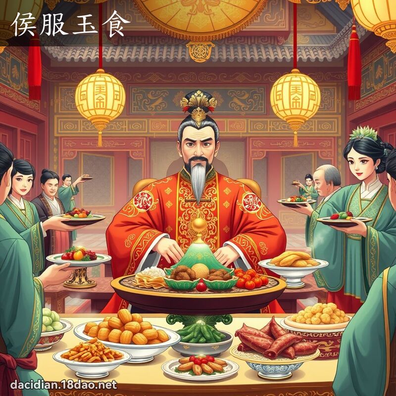 侯服玉食 - 國語大辭典配圖