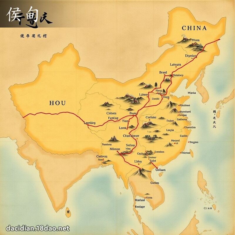 侯甸 - 國語大辭典配圖