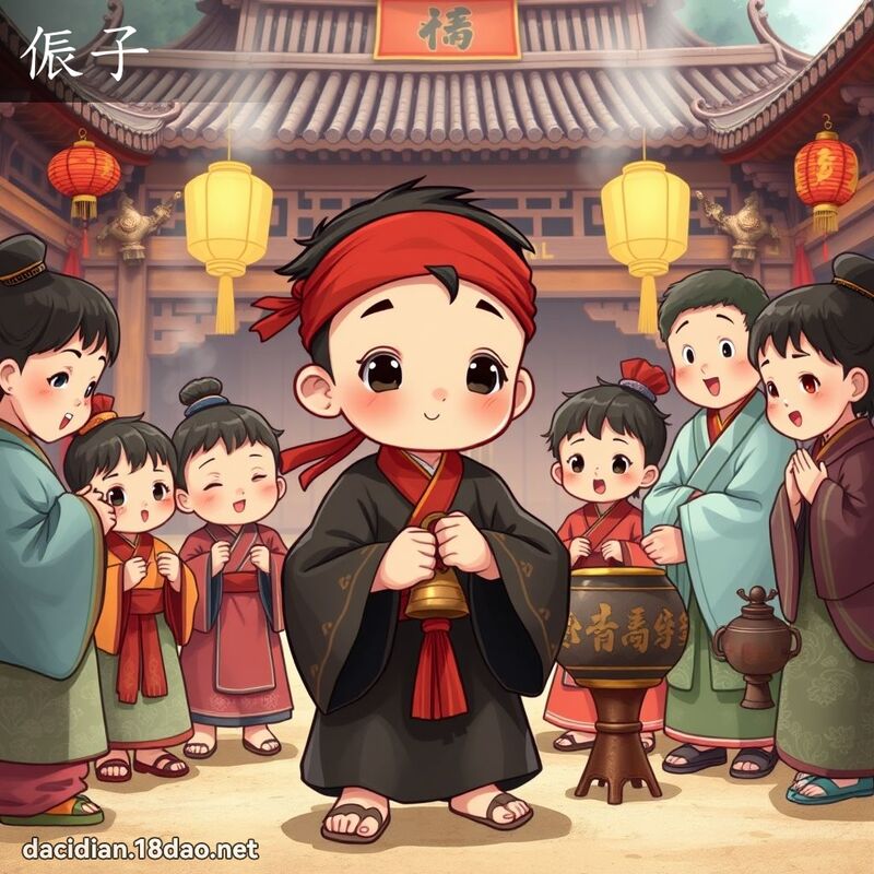 侲子 - 國語大辭典配圖