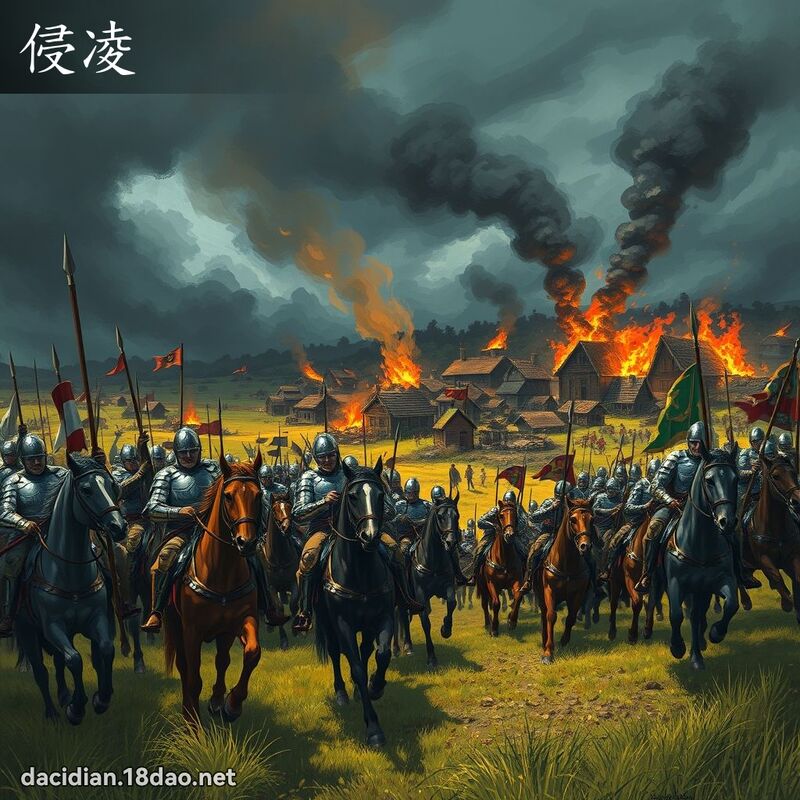 侵凌 - 国语大辞典配图