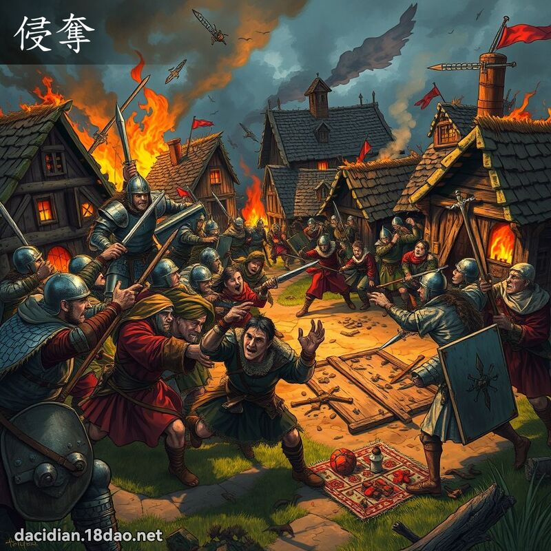 侵夺 - 国语大辞典配图