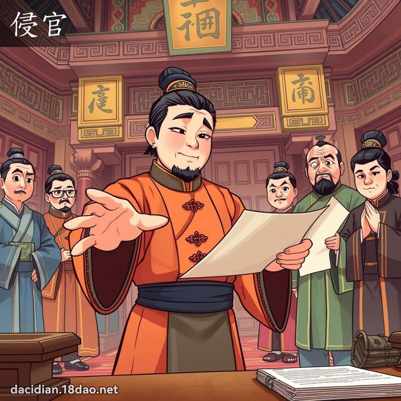 侵官 - 國語大辭典配圖