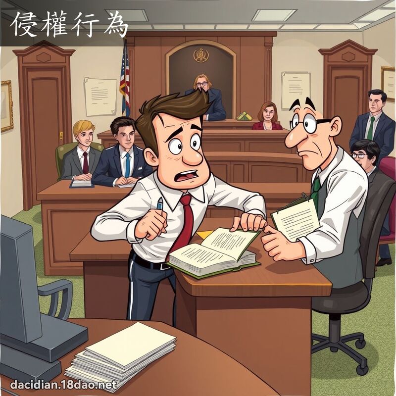 侵權行為 - 國語大辭典配圖