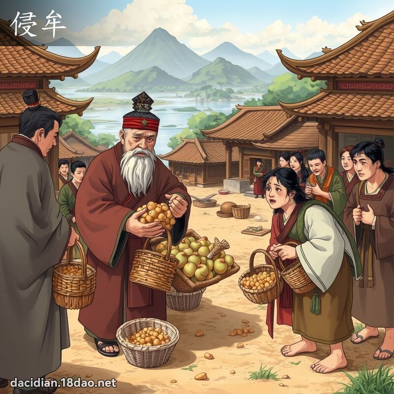 侵牟 - 国语大辞典配图