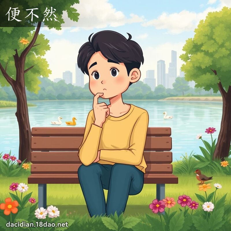 便不然 - 国语大辞典配图
