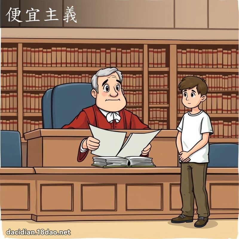 便宜主義 - 國語大辭典配圖