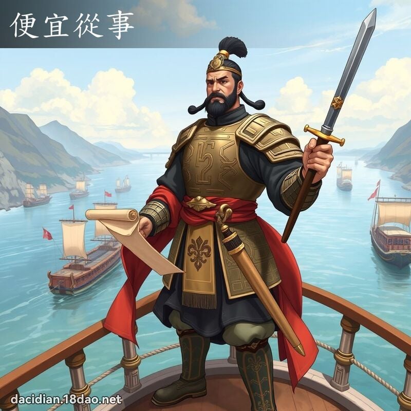 便宜從事 - 國語大辭典配圖