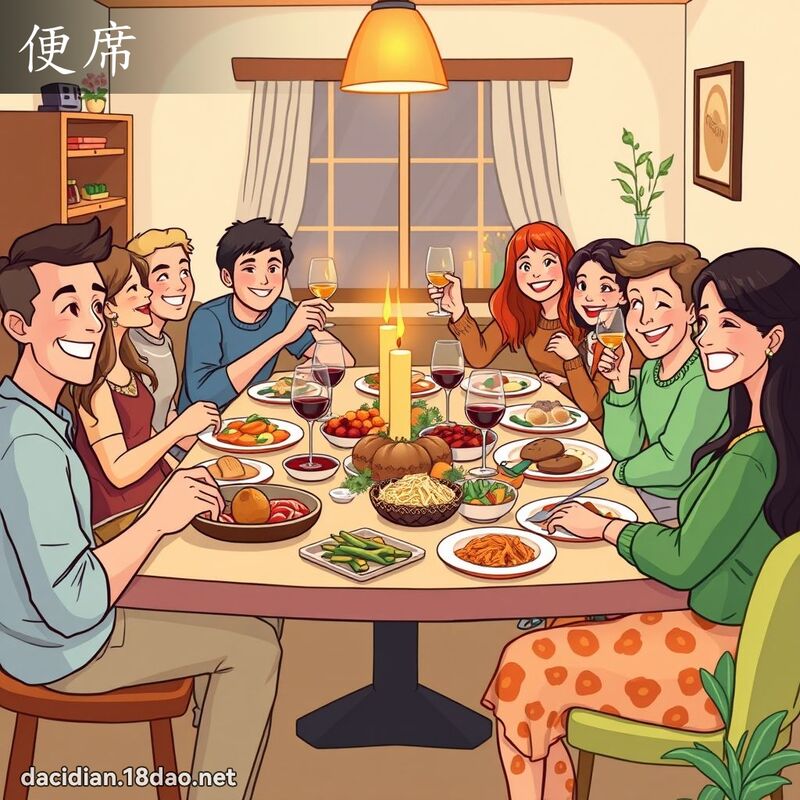 便席 - 国语大辞典配图