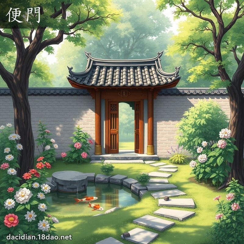 便门 - 国语大辞典配图