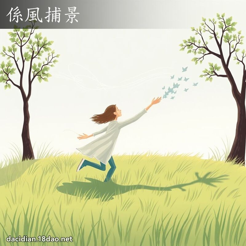 係風捕景 - 國語大辭典配圖