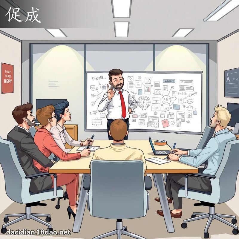 促成 - 国语大辞典配图