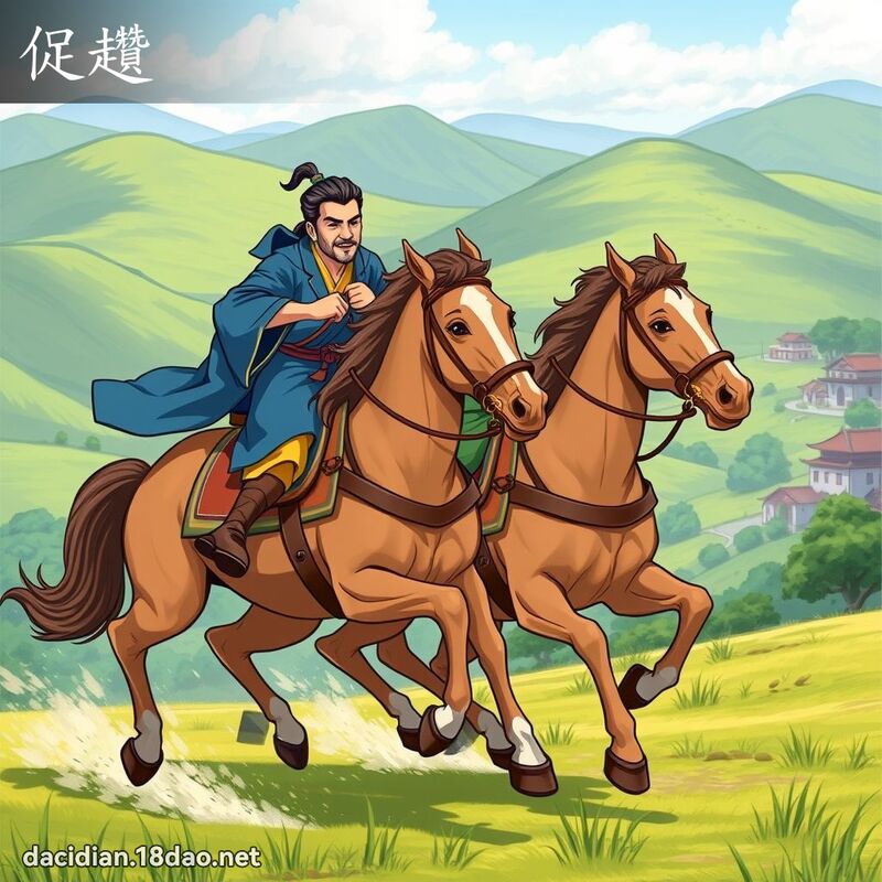促趲 - 國語大辭典配圖