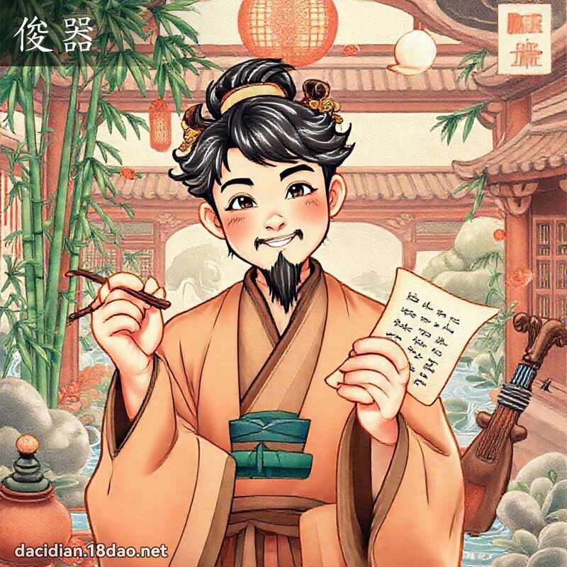 俊器 - 國語大辭典配圖