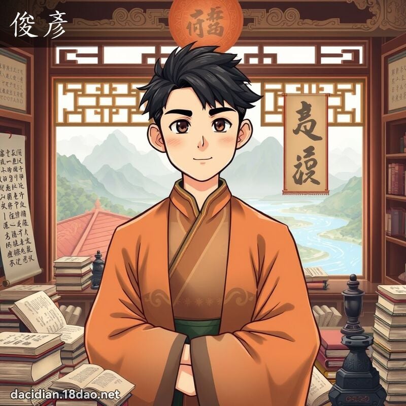 俊彥 - 國語大辭典配圖