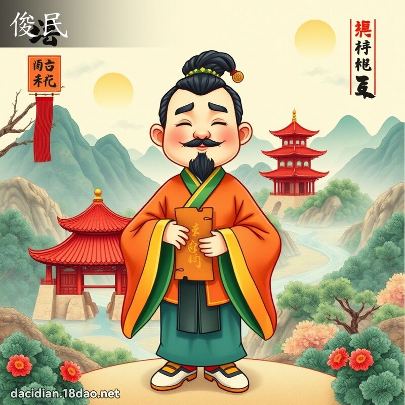 俊民 - 國語大辭典配圖