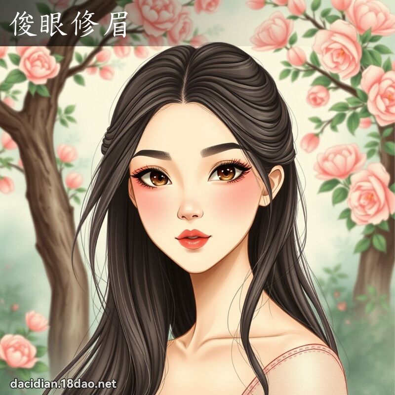 俊眼修眉 - 國語大辭典配圖