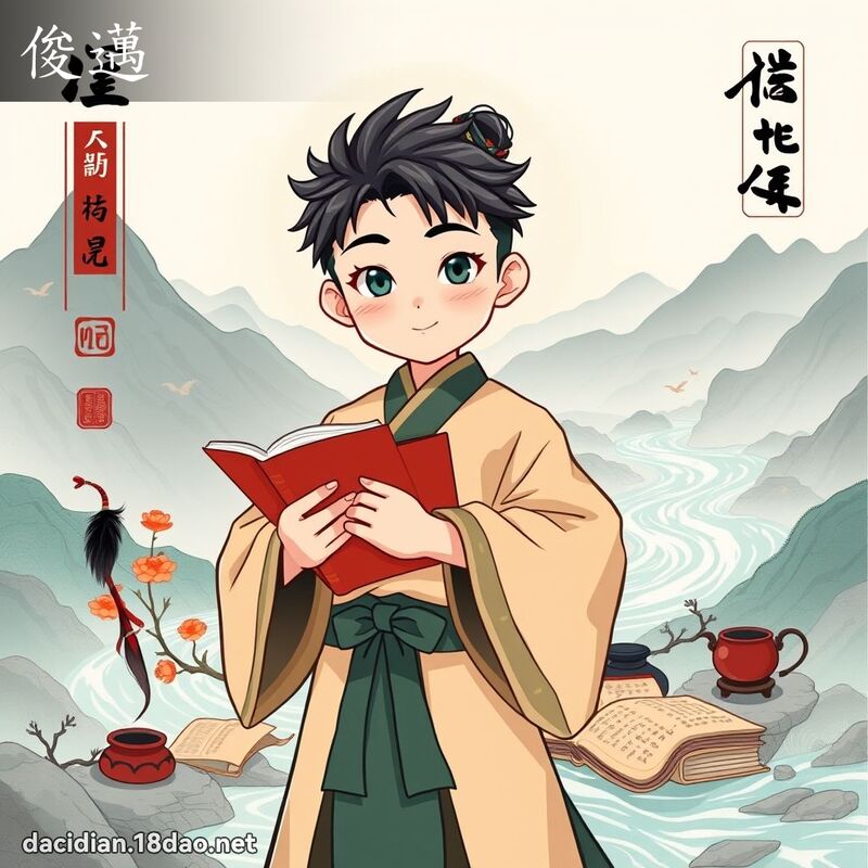 俊邁 - 國語大辭典配圖